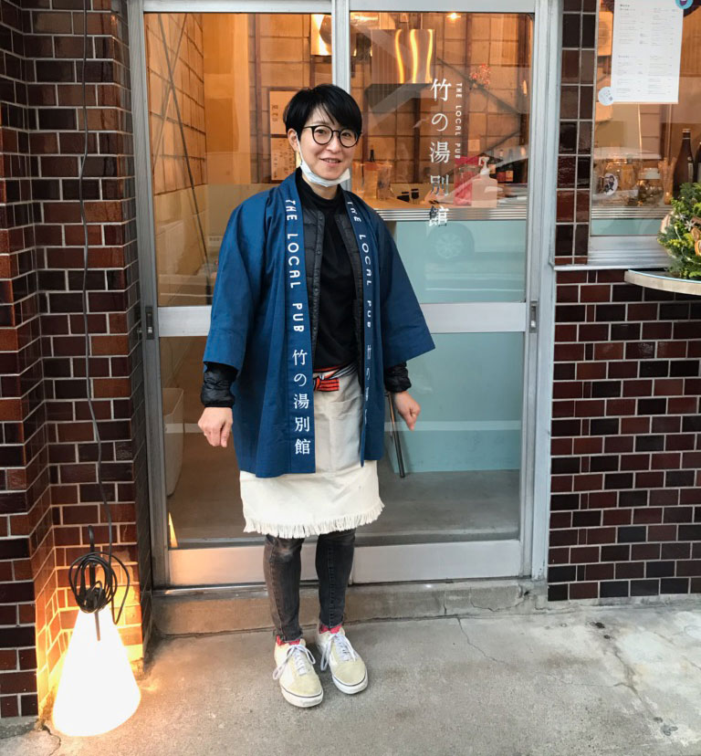 竹の湯別館さまの半纏前身頃